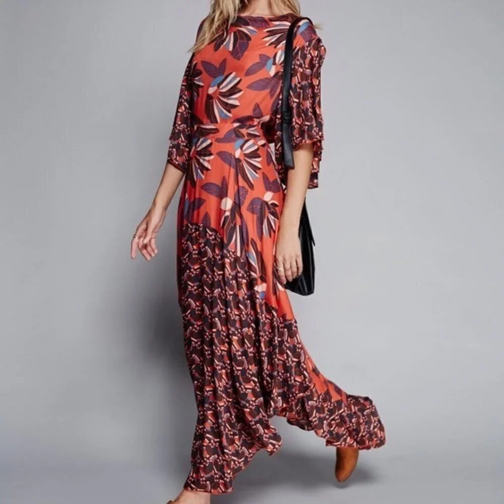 Free People Women's Colorful Paloma Maxi Dress - Small - Picture 14 of 16